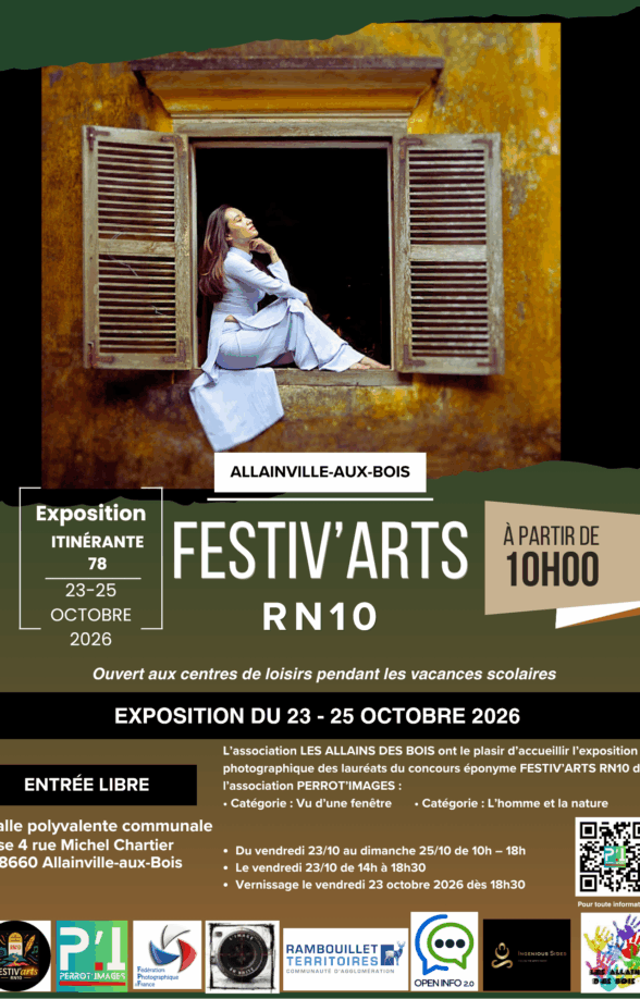 AFFICHE EXPO PHOTO FESTIV'ARTS RN10